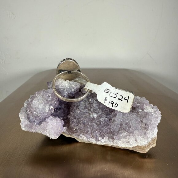 Handmade Designer Golden Tigers eye Faceted Gemstone Silver Ring Jewelry Size 9 - Picture 2 of 4